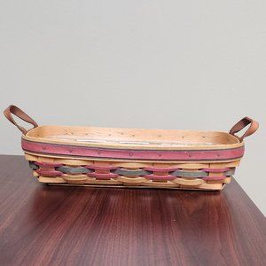 Longaberger 1997 Father's Day Personal Organizer Basket w/Protector